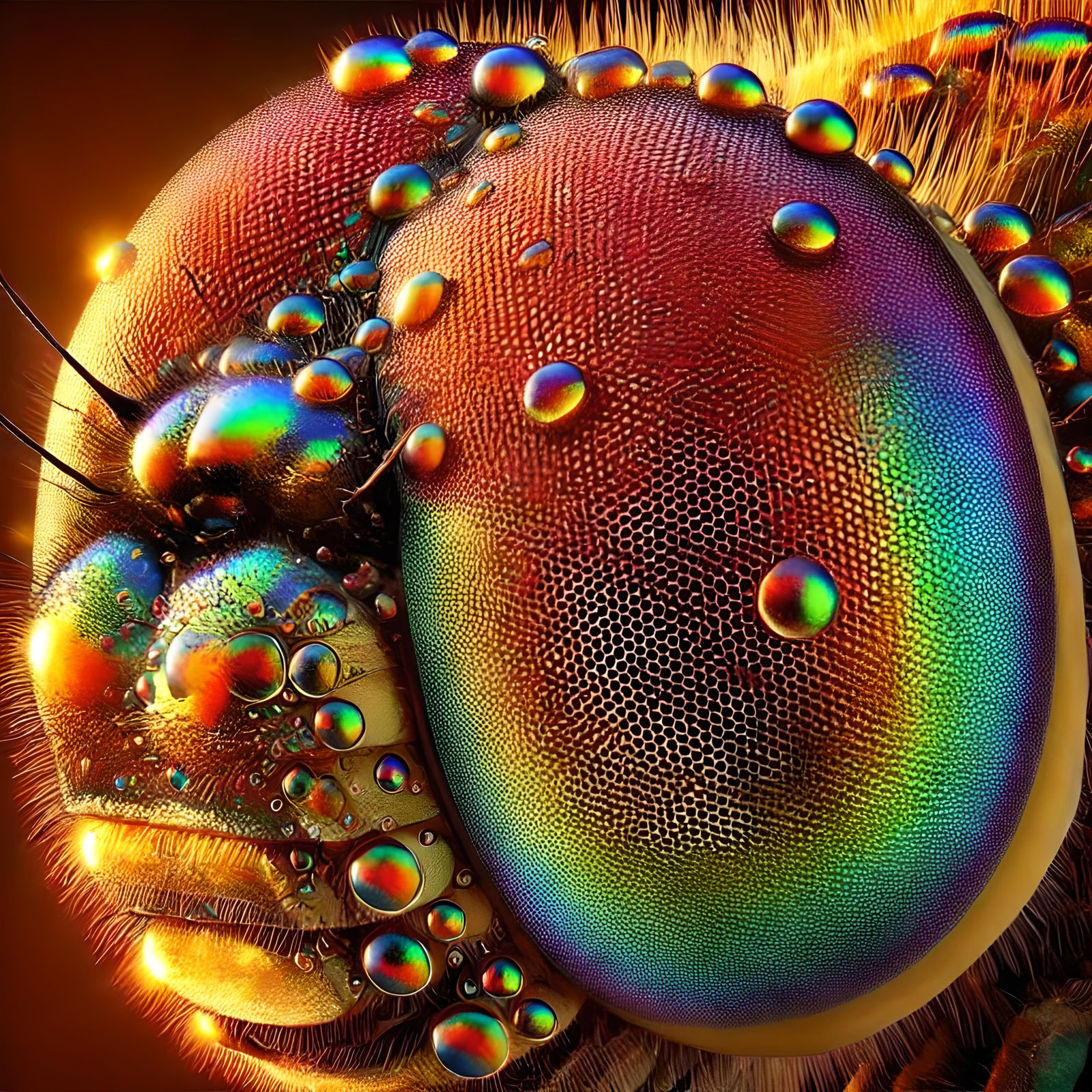 Eye of the dragonfly.