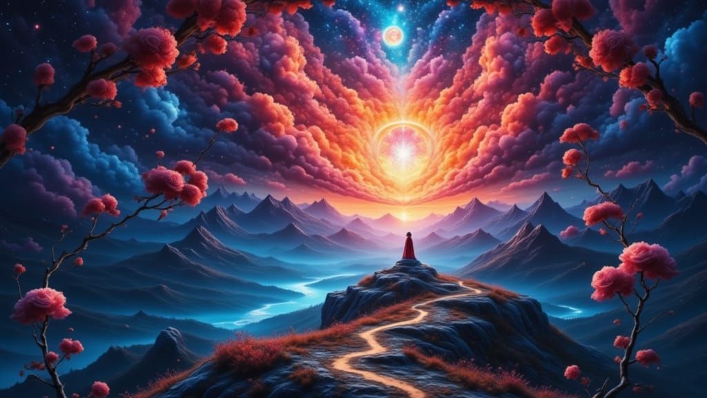 Sun glow devine being of Star love light <lora:Sparkle Night:1.0> 