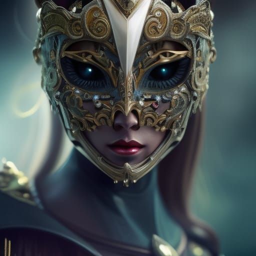 The masked women - AI Generated Artwork - NightCafe Creator