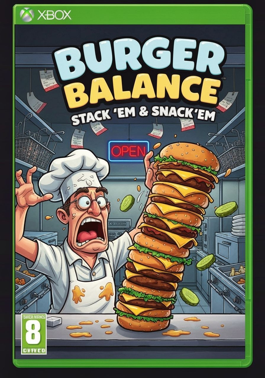 Burger Balance  by @Mr Happy