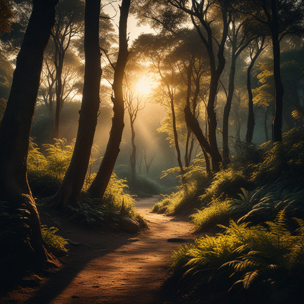Epic Cinematic Portrait of Harry Potter in the Jungle