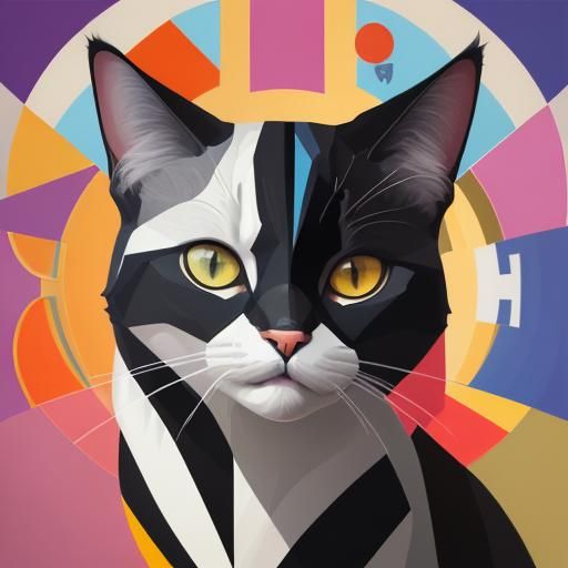 Portrait of a cat