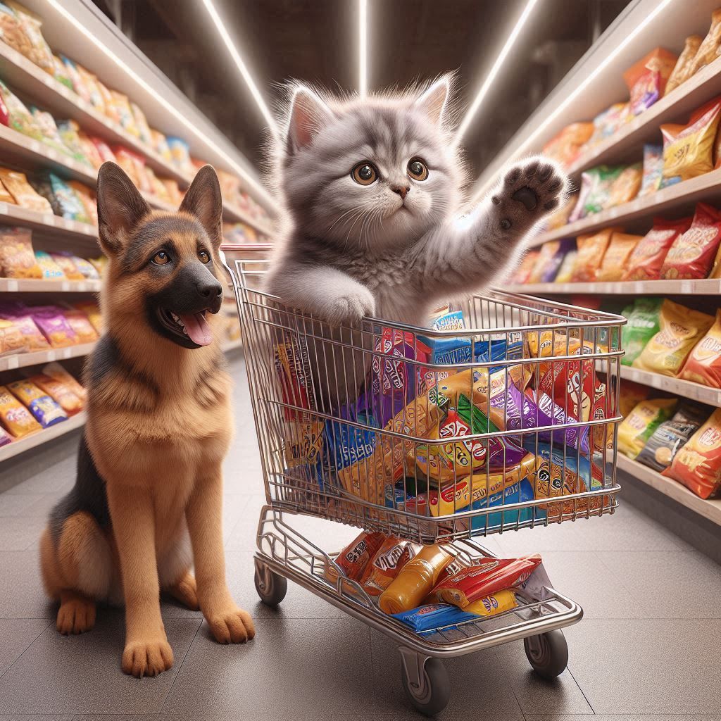 Shopping for snacks