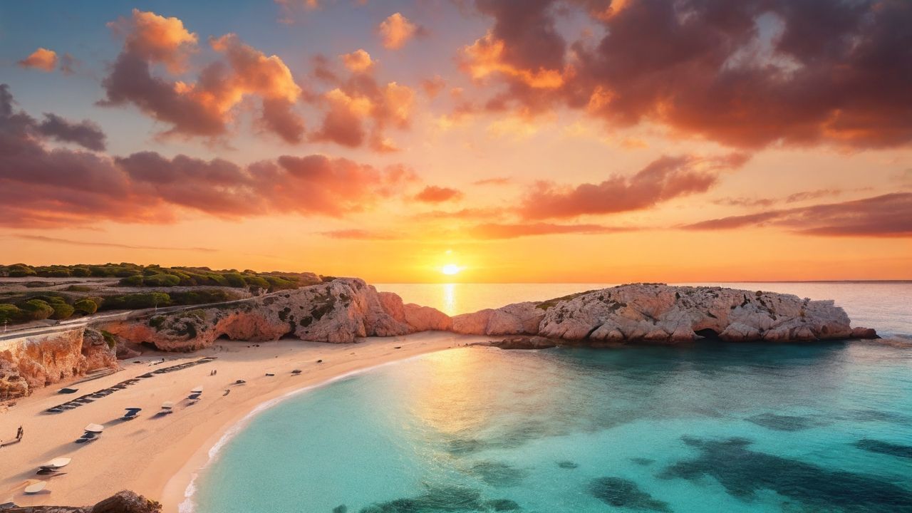 A Gorgeous Beach Sunset