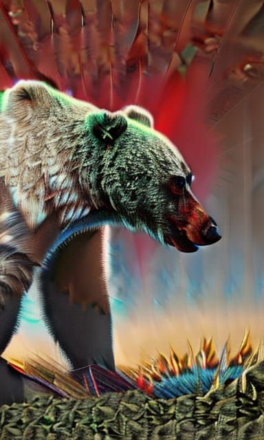 Grizzly - AI Generated Artwork - NightCafe Creator