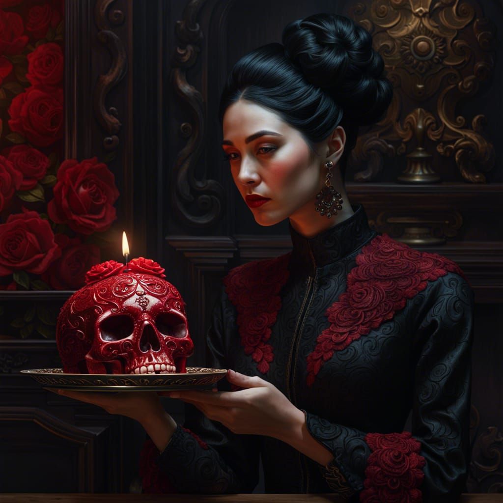 Skull Cake  by @RealLirix