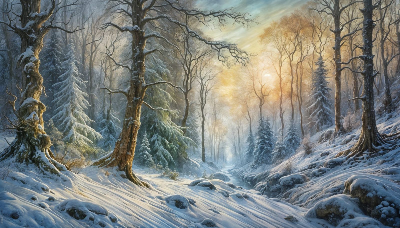 Winter Forest  by @Aurie
