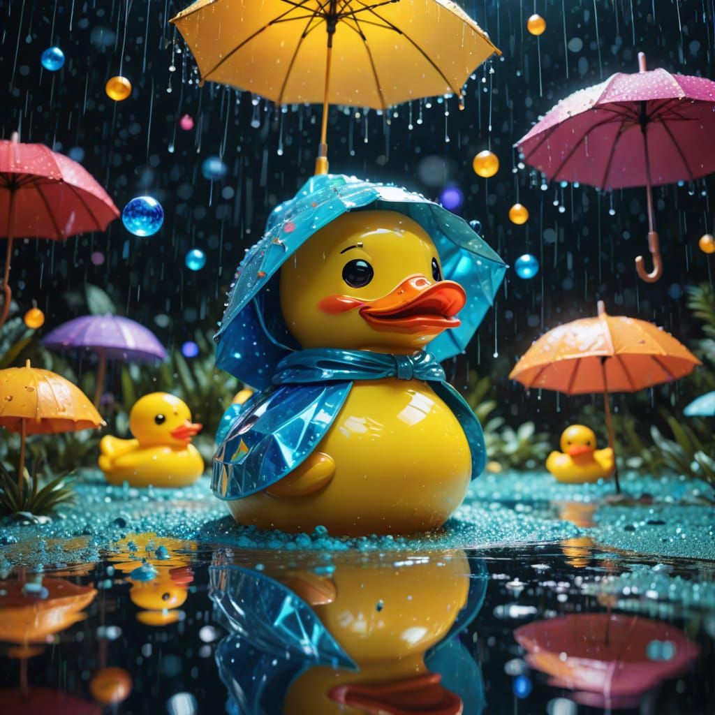 Quaking in the rain  by @Luna