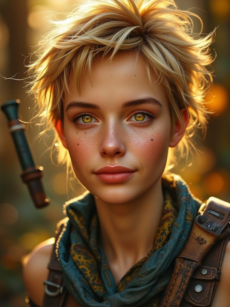 Golden-Hued Skald Bard Shares Private Laughter