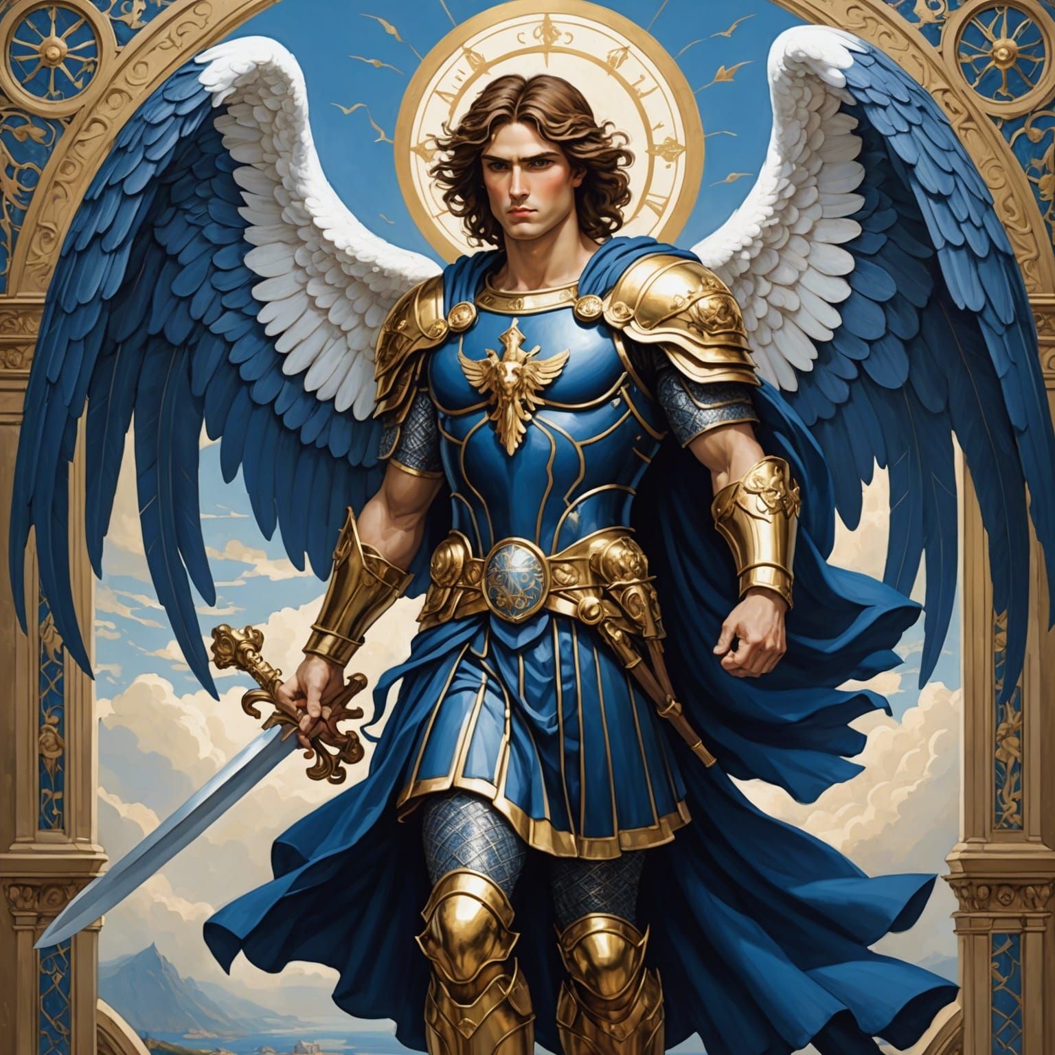 Saint Michael The Archangel - AI Generated Artwork - NightCafe Creator