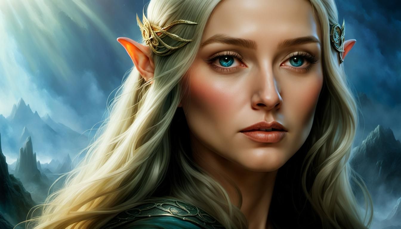 Beautiful Galadriel - AI Generated Artwork - NightCafe Creator