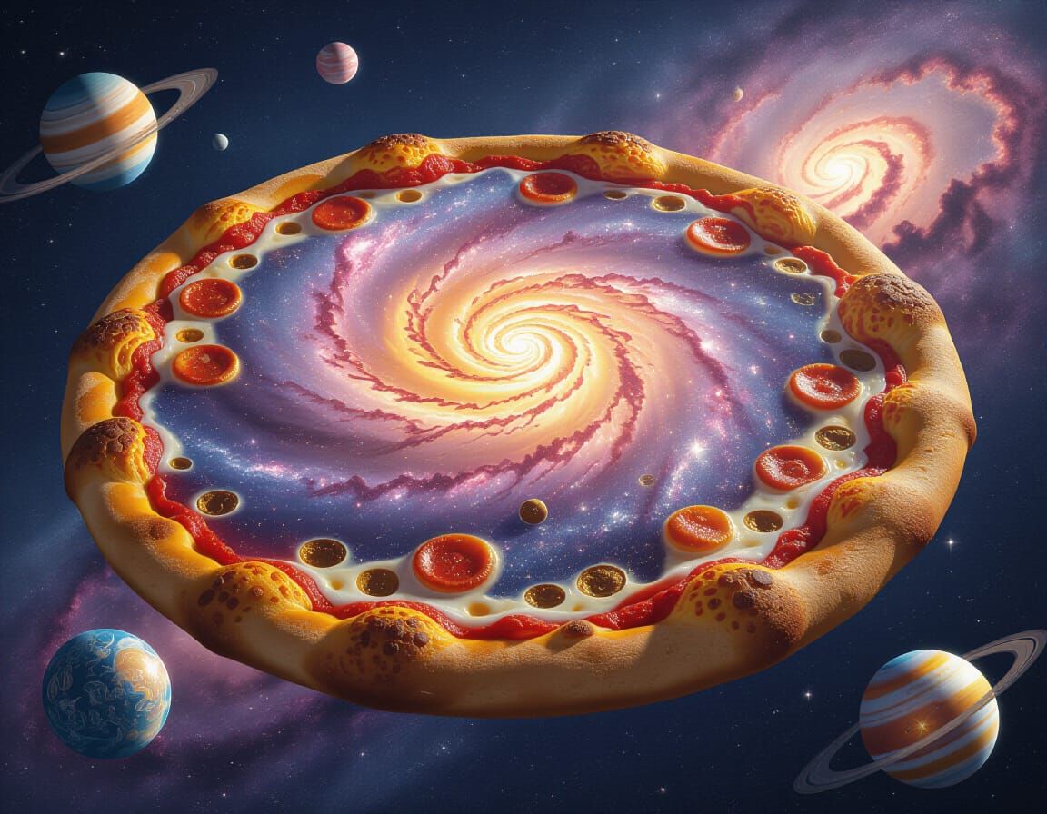A Pizza Far Far Away  by @Matt Pak Mayhem