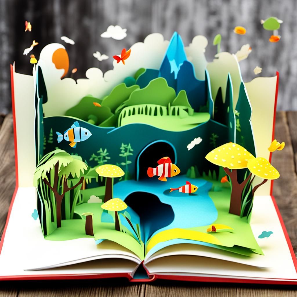 3D Pop up book