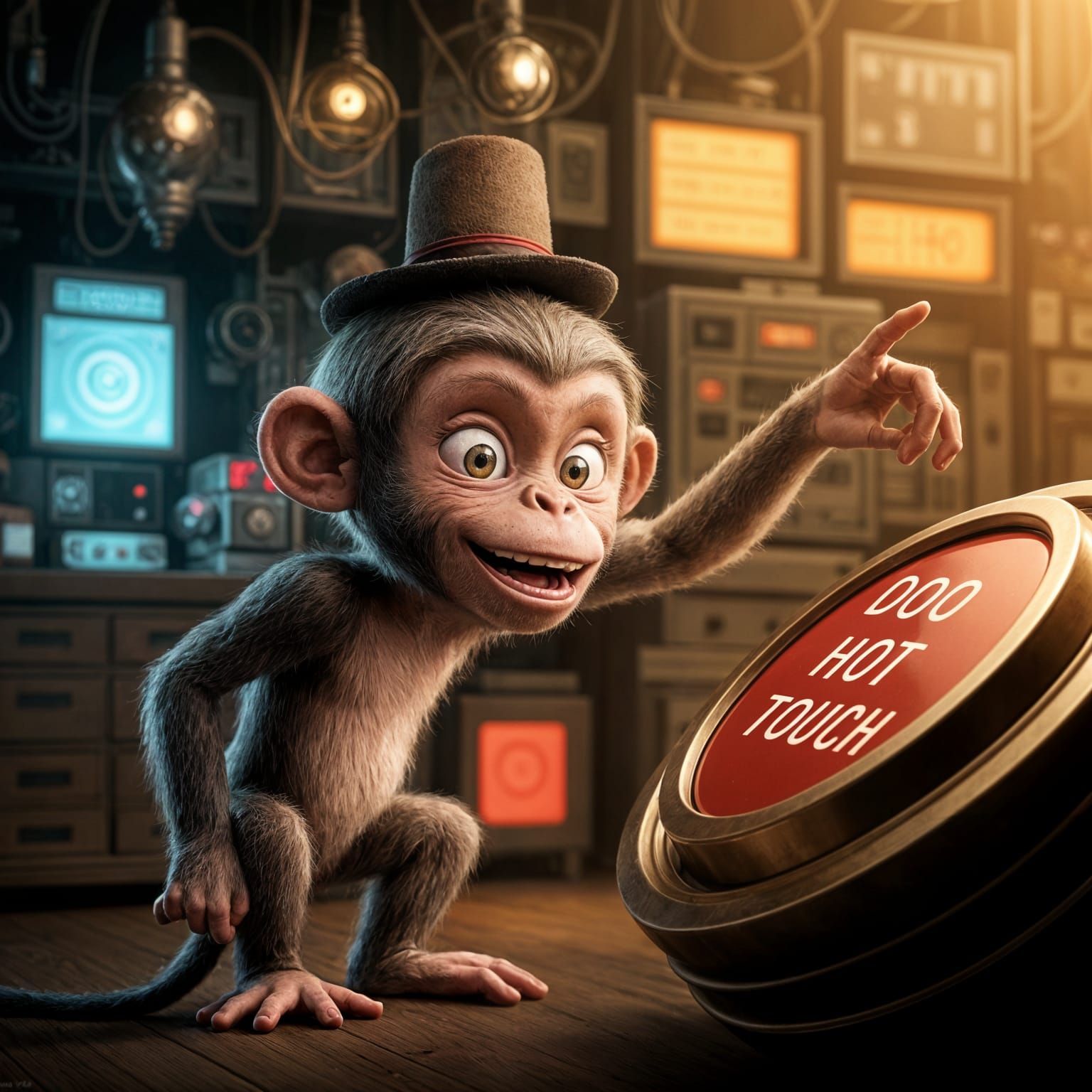 A small gesture? Big chaos? Or perhaps a shower of peanuts?🦧 Humhum🥜🥜🥜🥜😋  by @Yumi