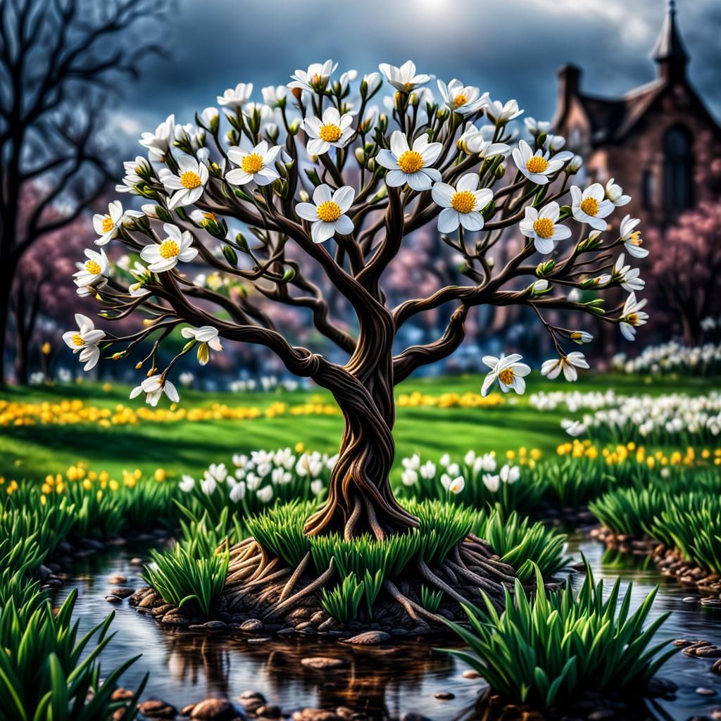 The only beautiful and awe-inspiring symbol of a Spring that...