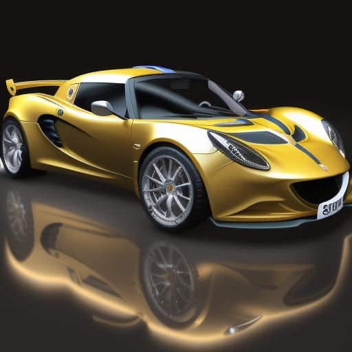 Lotus Elise GT1 - AI Generated Artwork - NightCafe Creator