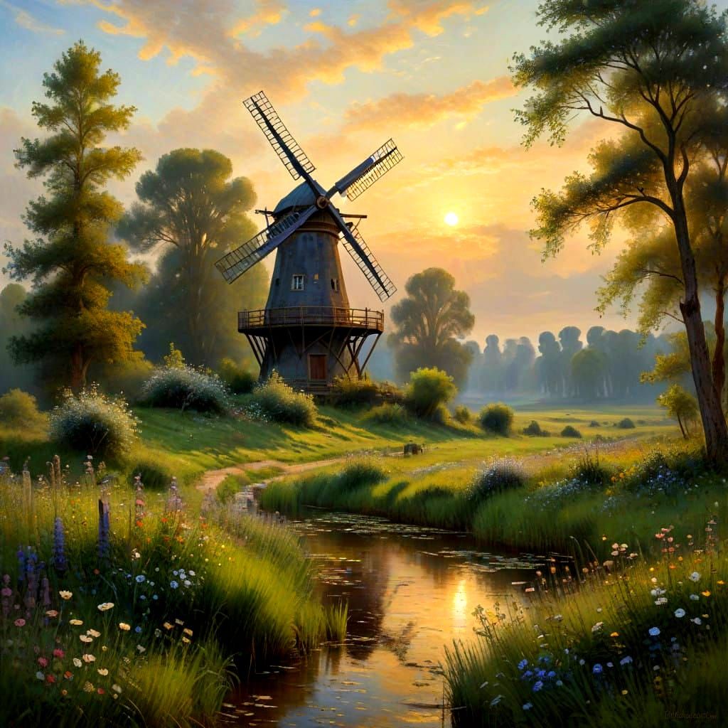windmill  by @Artless
