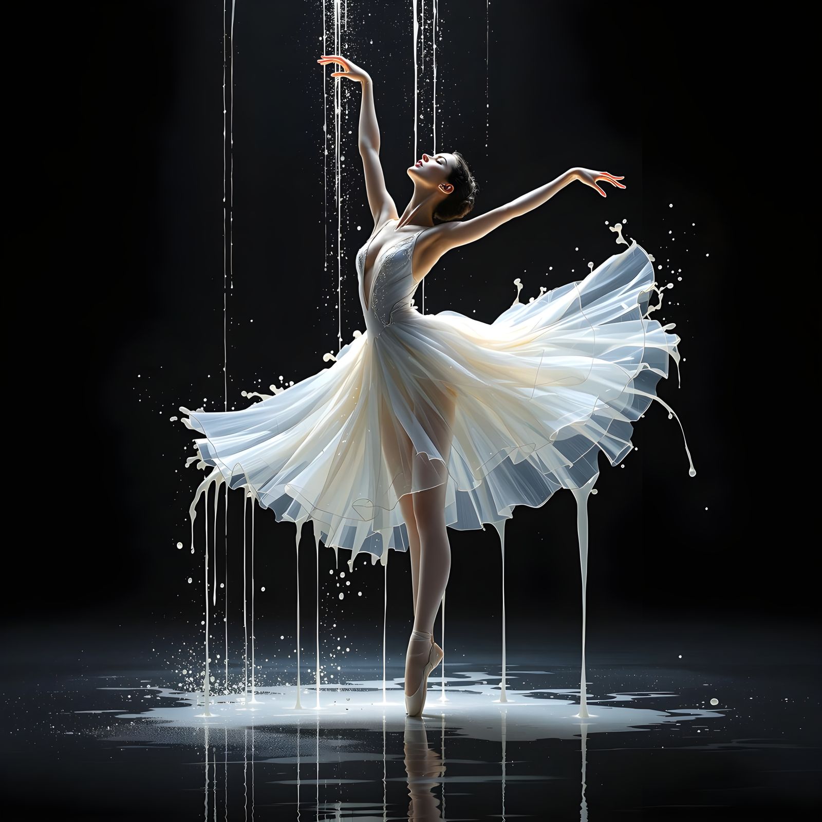 ballerina dancing  by @Qu