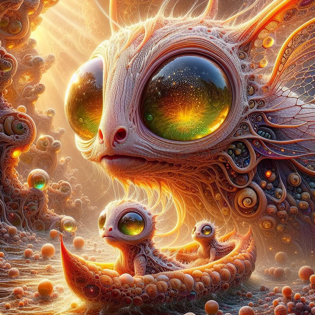 On Their First Boat Ride, With Mama To Guide!!!!