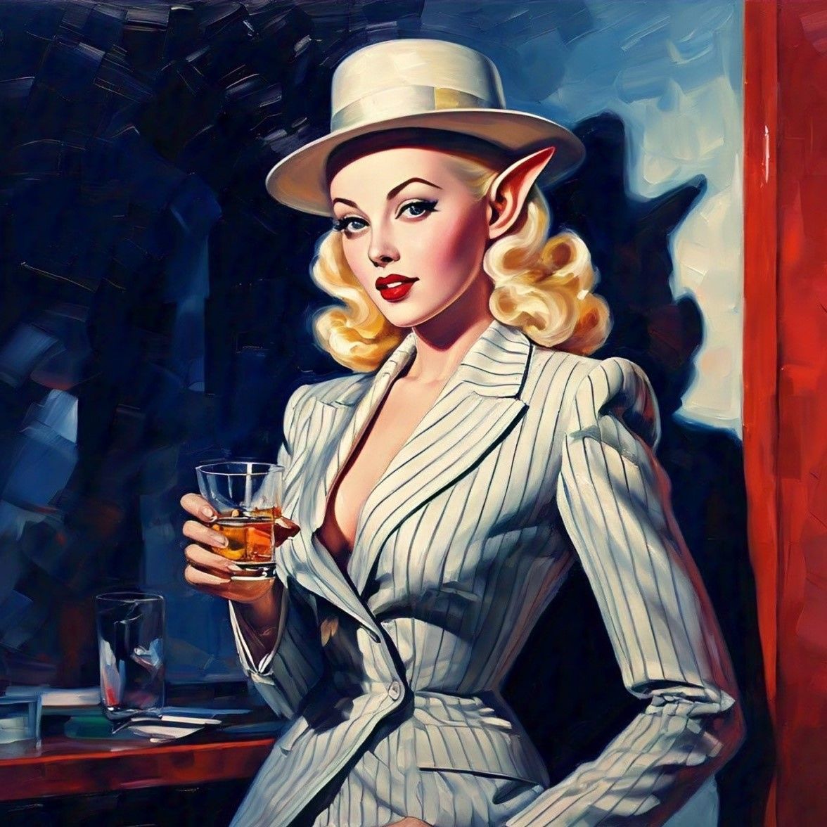 Elf Noir "La Femme Détective" Trois