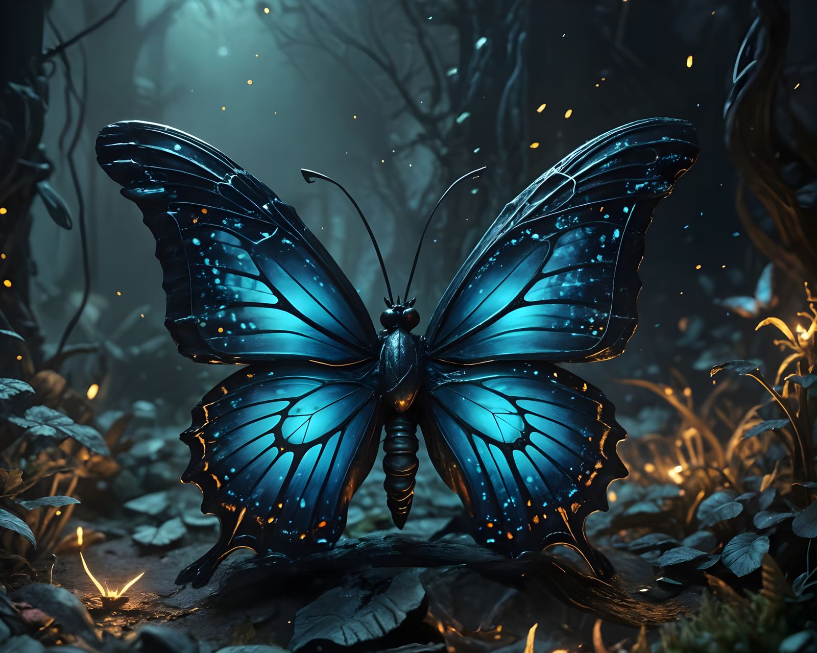 Nightwing Butterfly  by @IsUneek