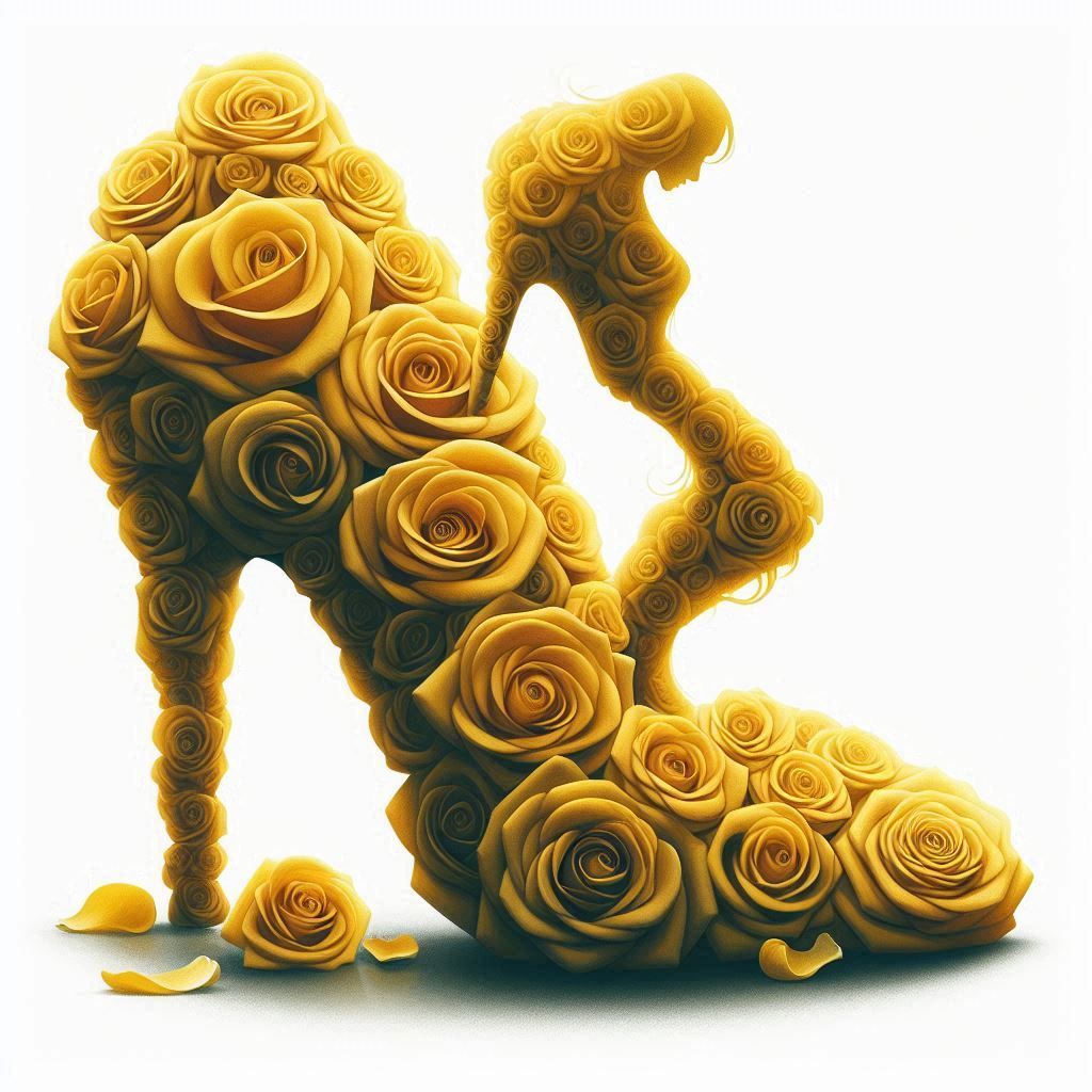 lady in yellow (roses)
