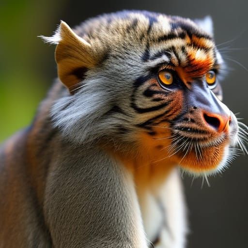 Monkey tiger hybrid 