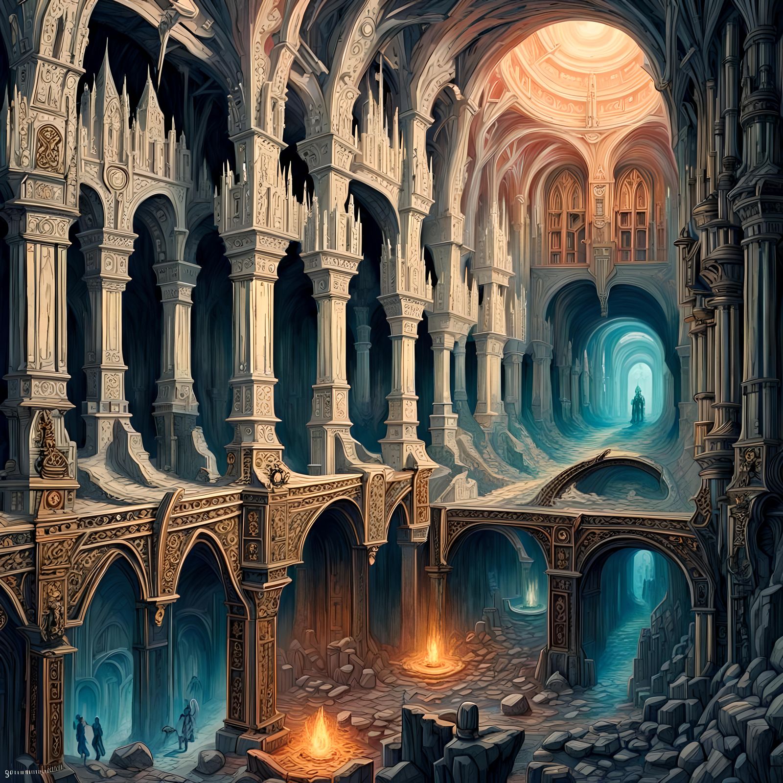 Ultradetailed maximalist, Mines of Moria, in the tradition o...
