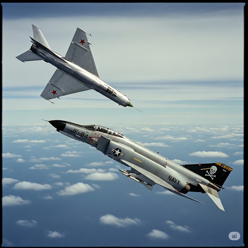 F-4 vs MiG-21 Fight's On!