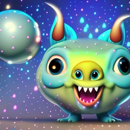 Funny monster  by @Quyet