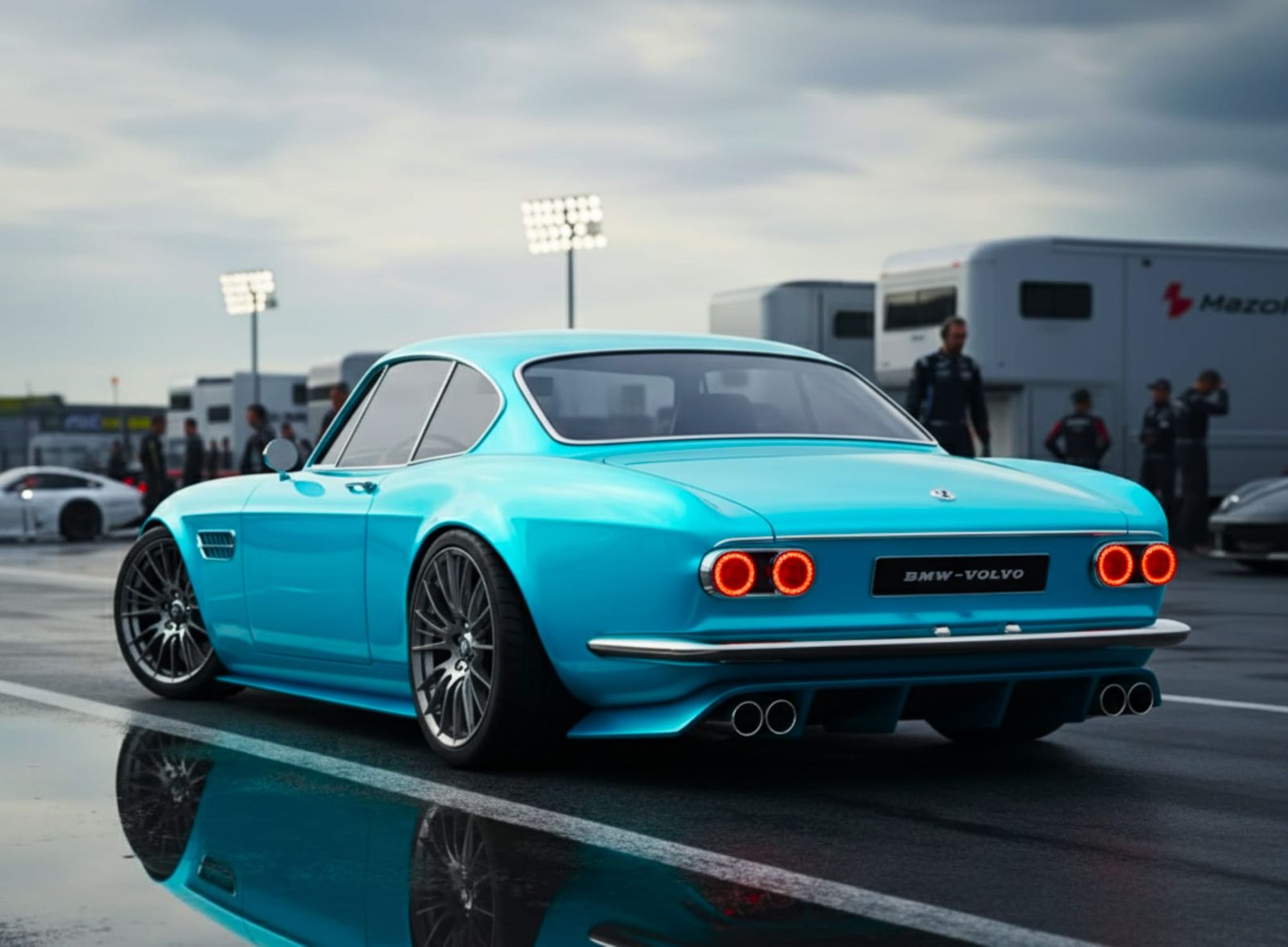 BMW 507 Retro-Mod, rear view