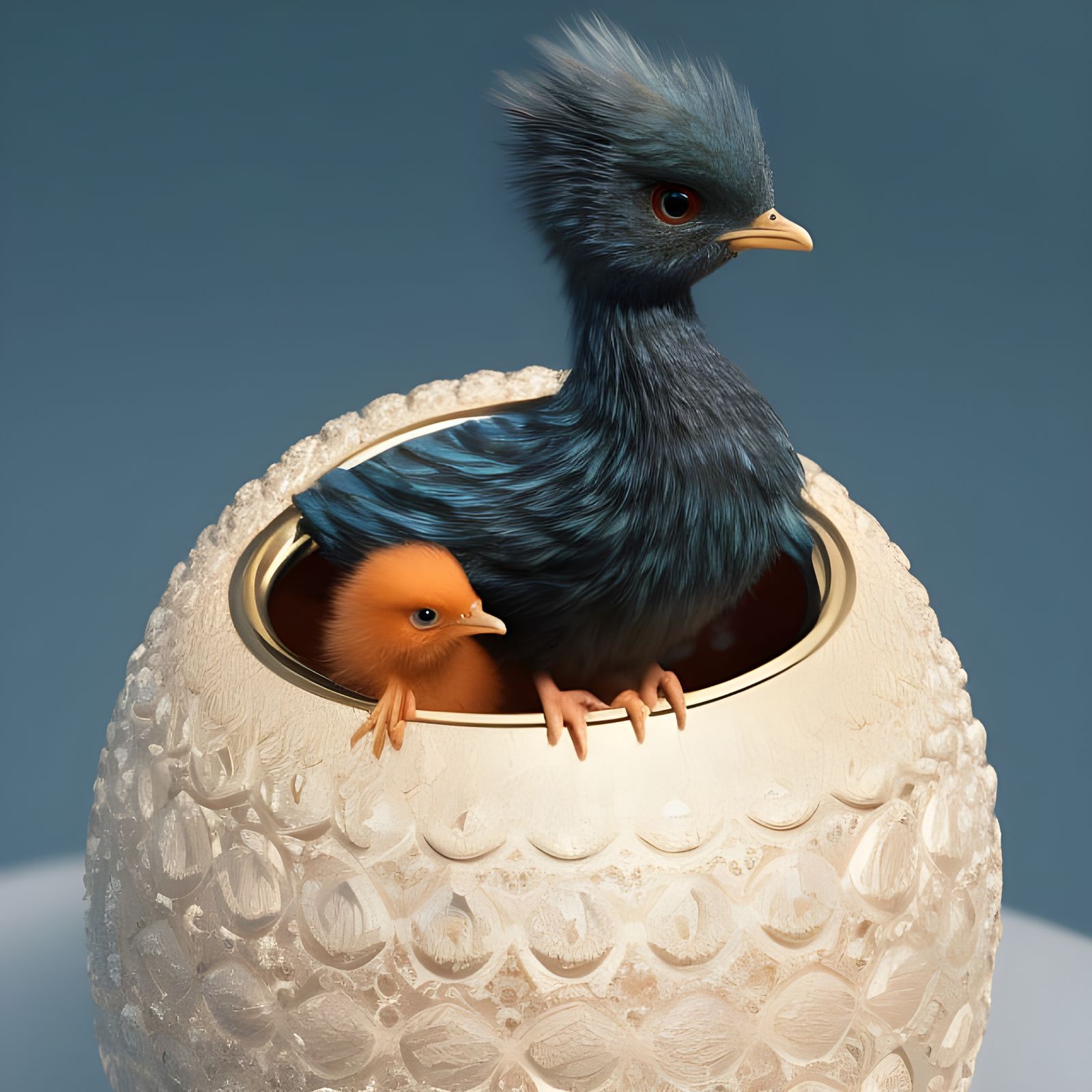 fancy chicks love Fabergé eggs  by @Laura Nadia