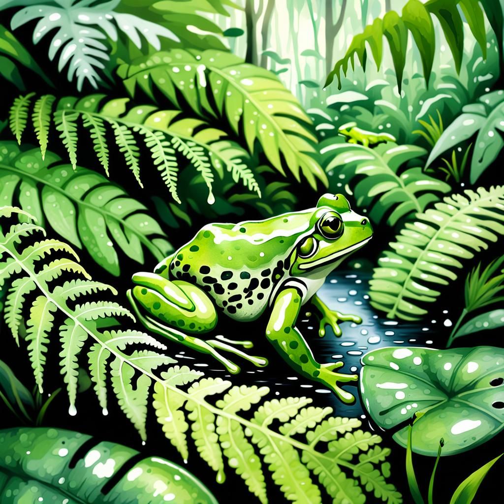 Rainforest froggy 🐸