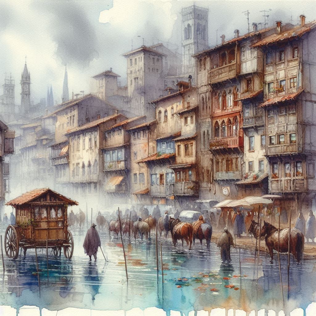 Rendition of deep blue