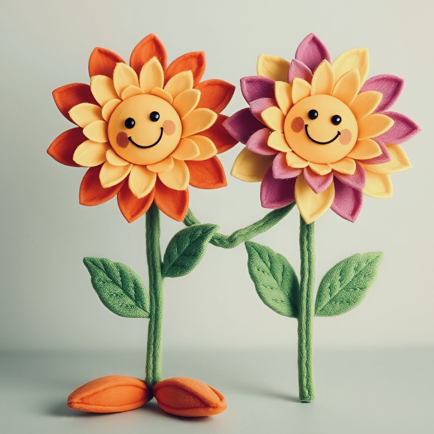 1&2 an adorable couple of flowers