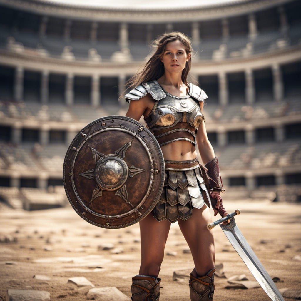 Foreign Ancient Roman Gladiatress