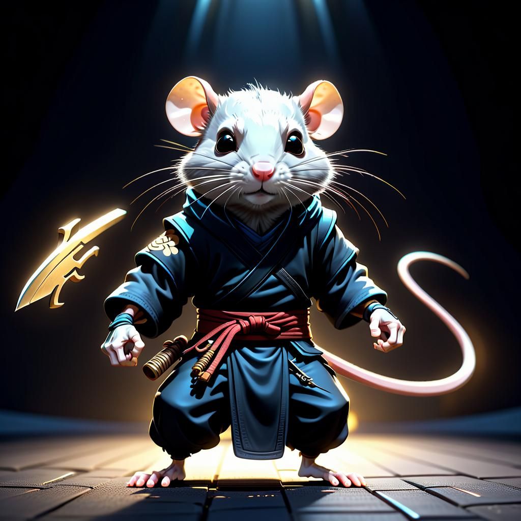 Ninja Mouse - AI Generated Artwork - NightCafe Creator