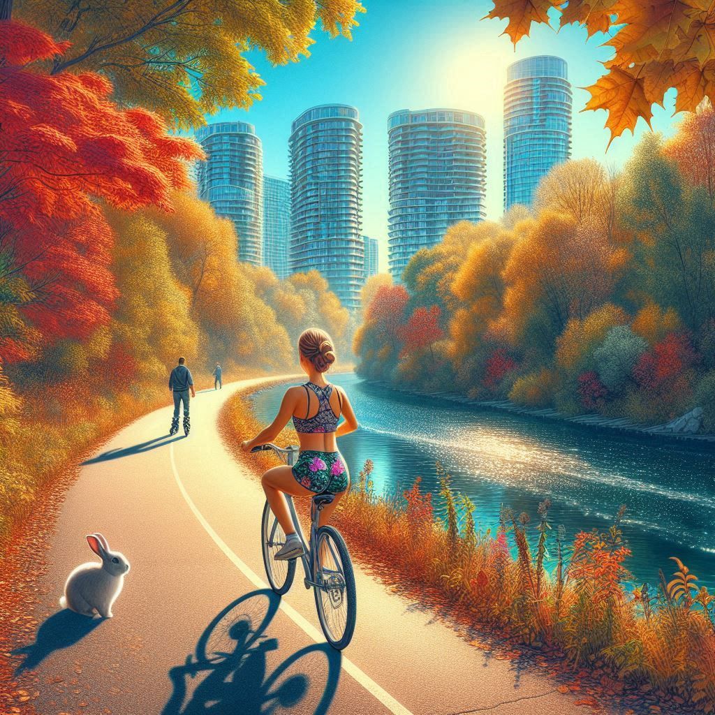 Biking Along Humber River