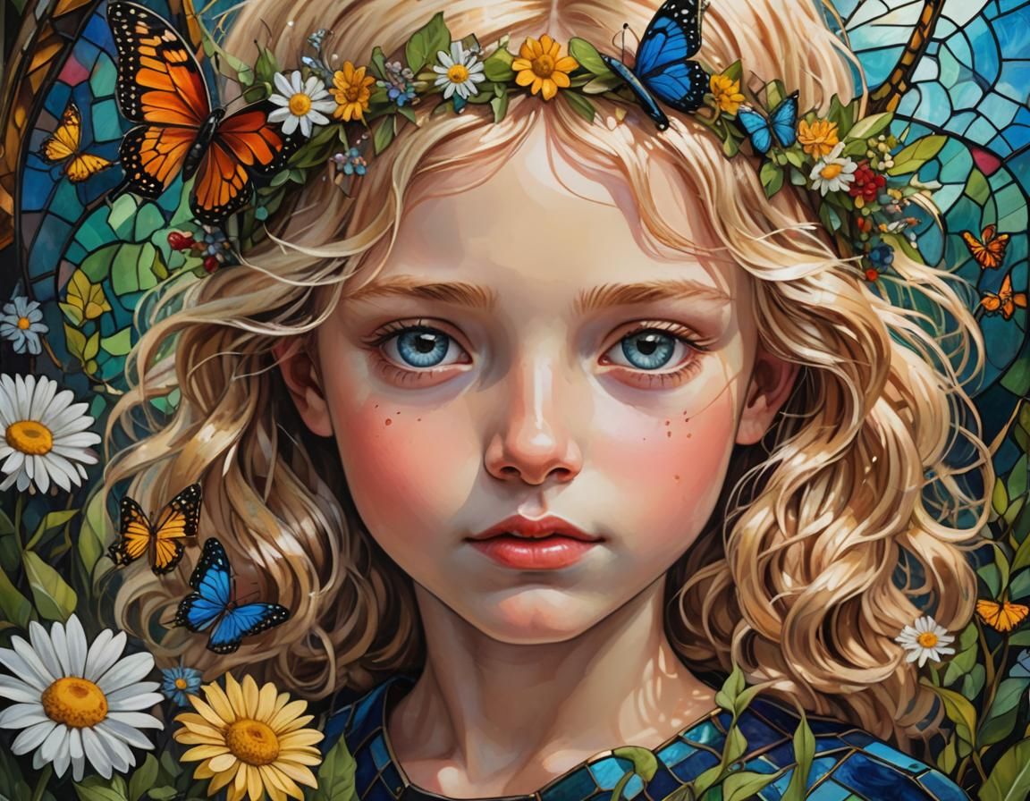 Close-up Portrait Epic Masterpiece Maximalist Mysterious Mag...