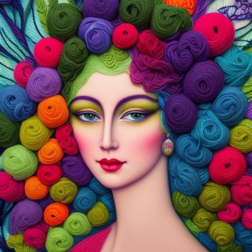Skeins of color