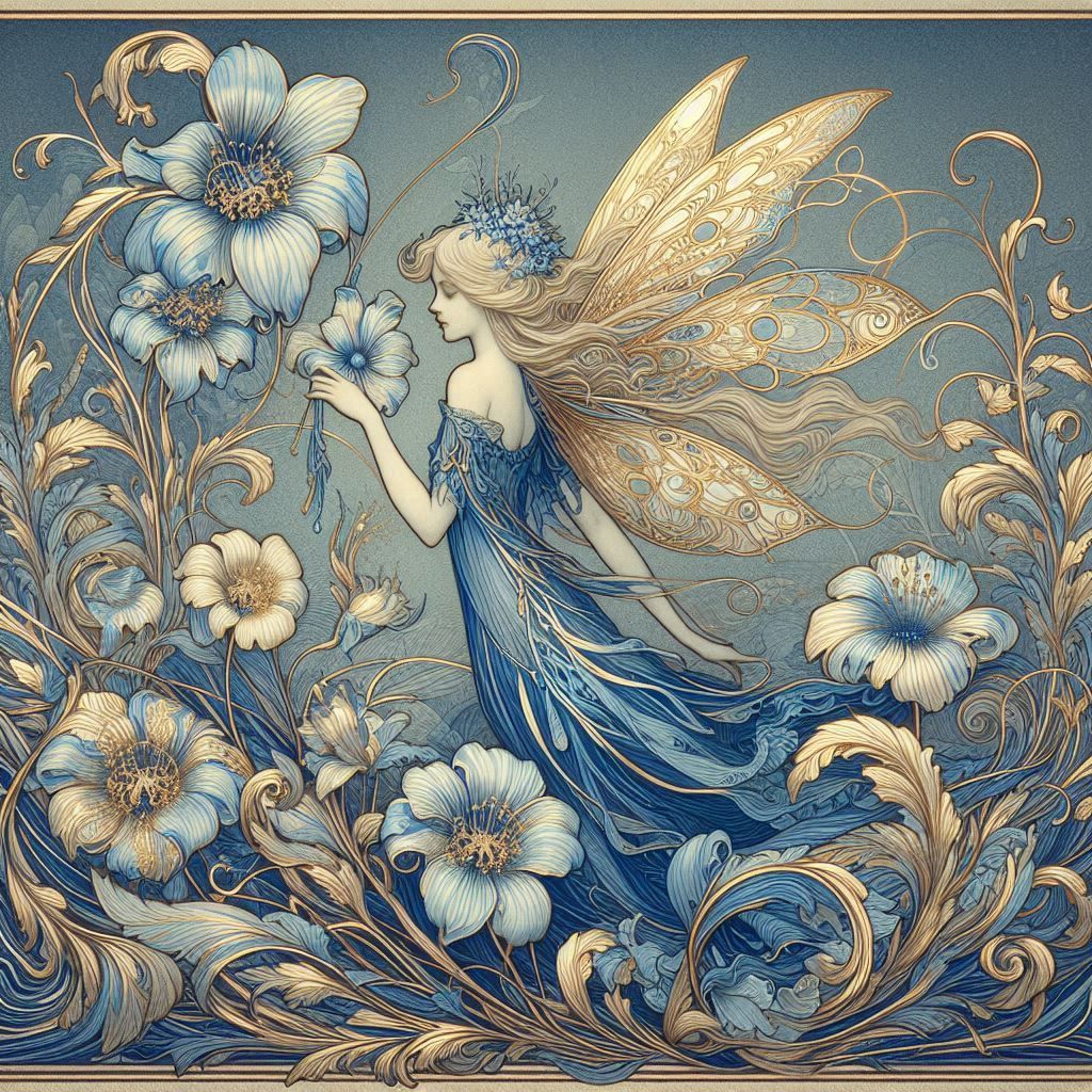 Blue and Gold Fairy 3