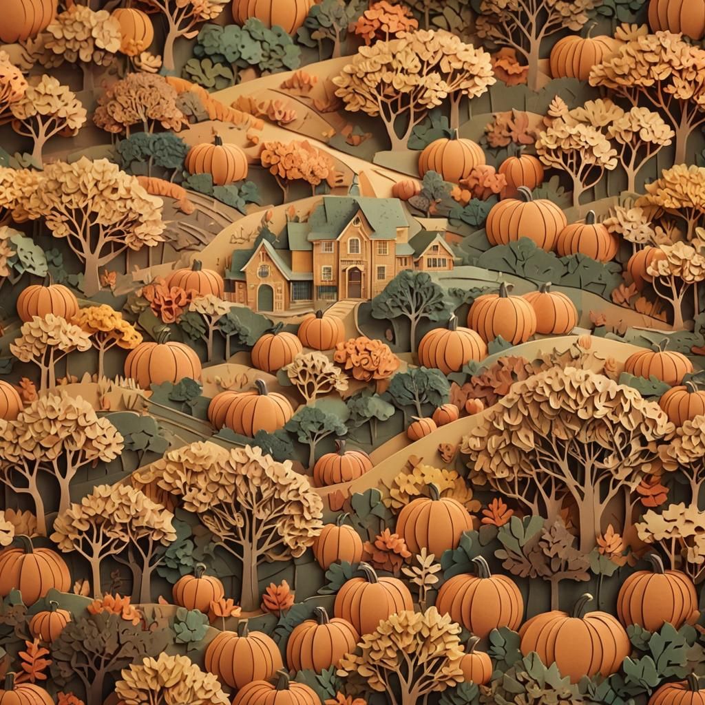 paper pumpkins