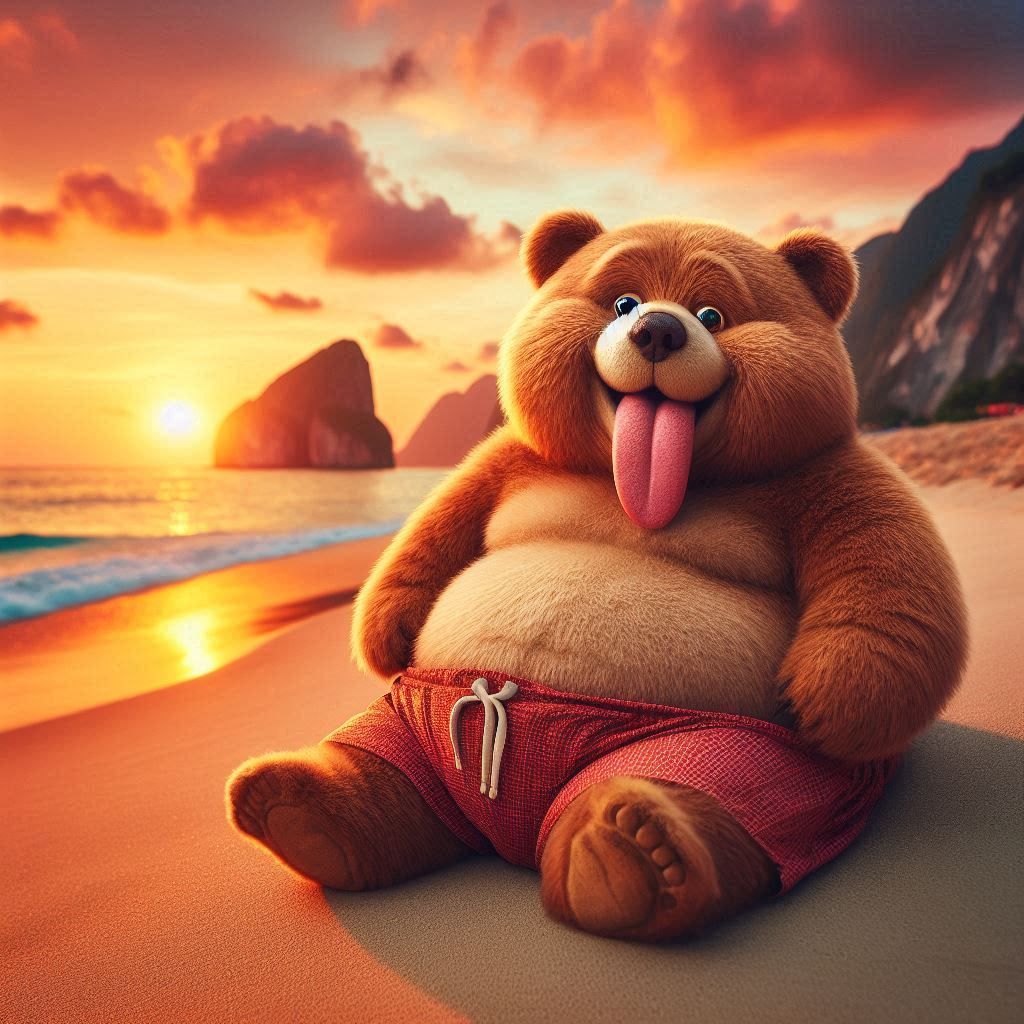 Beach Bum Bear