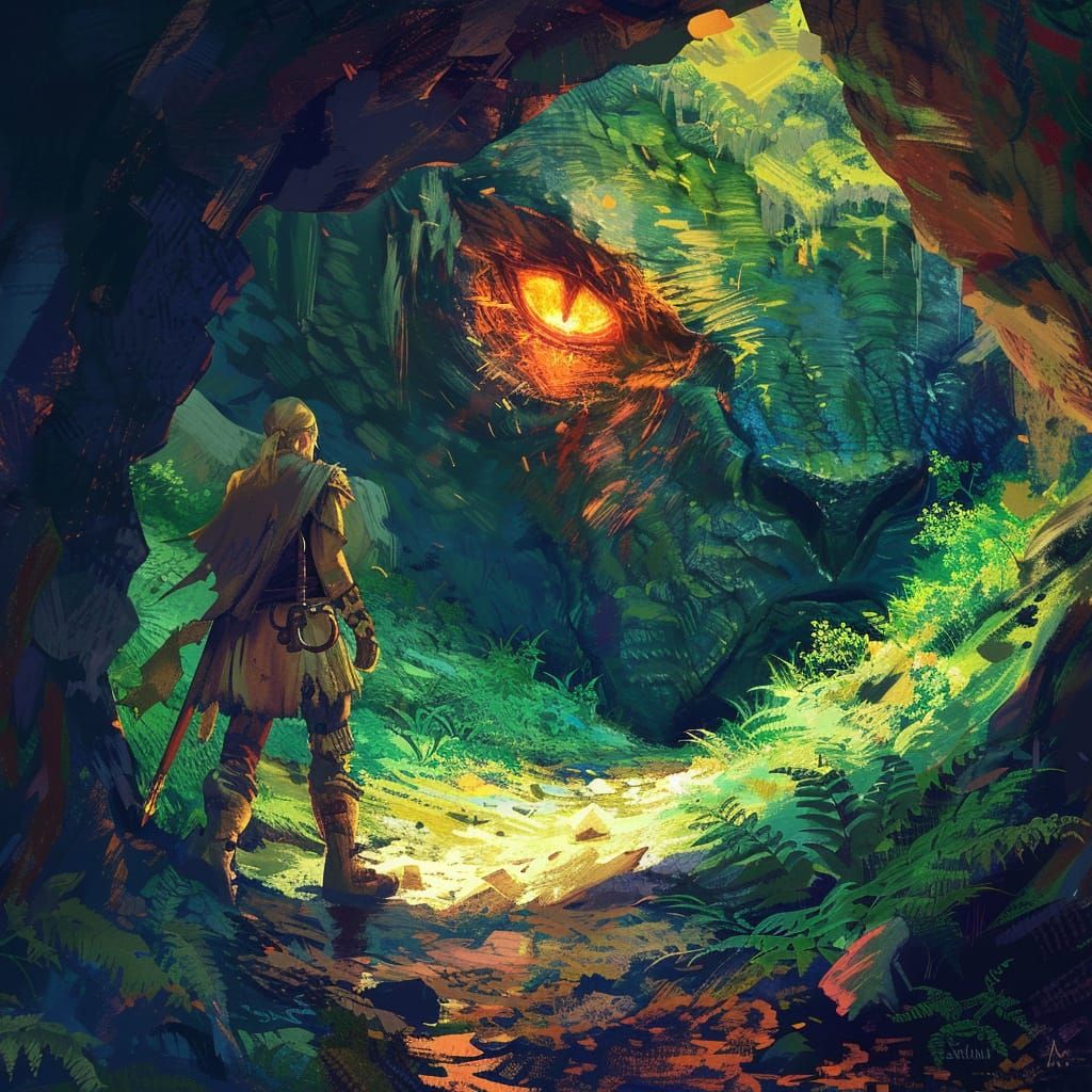 Facing the Monster in the Cave