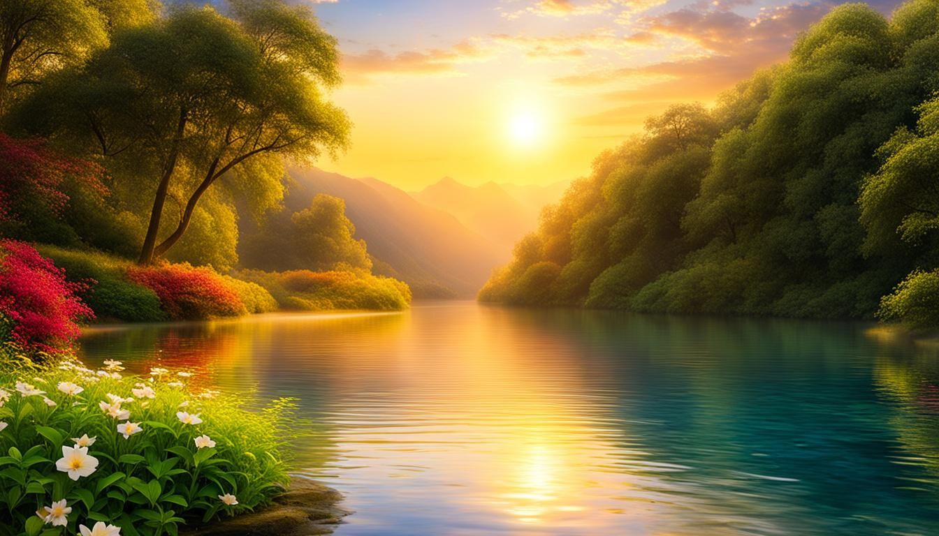 Arcadian Queen on a Luminous Dawn Journey