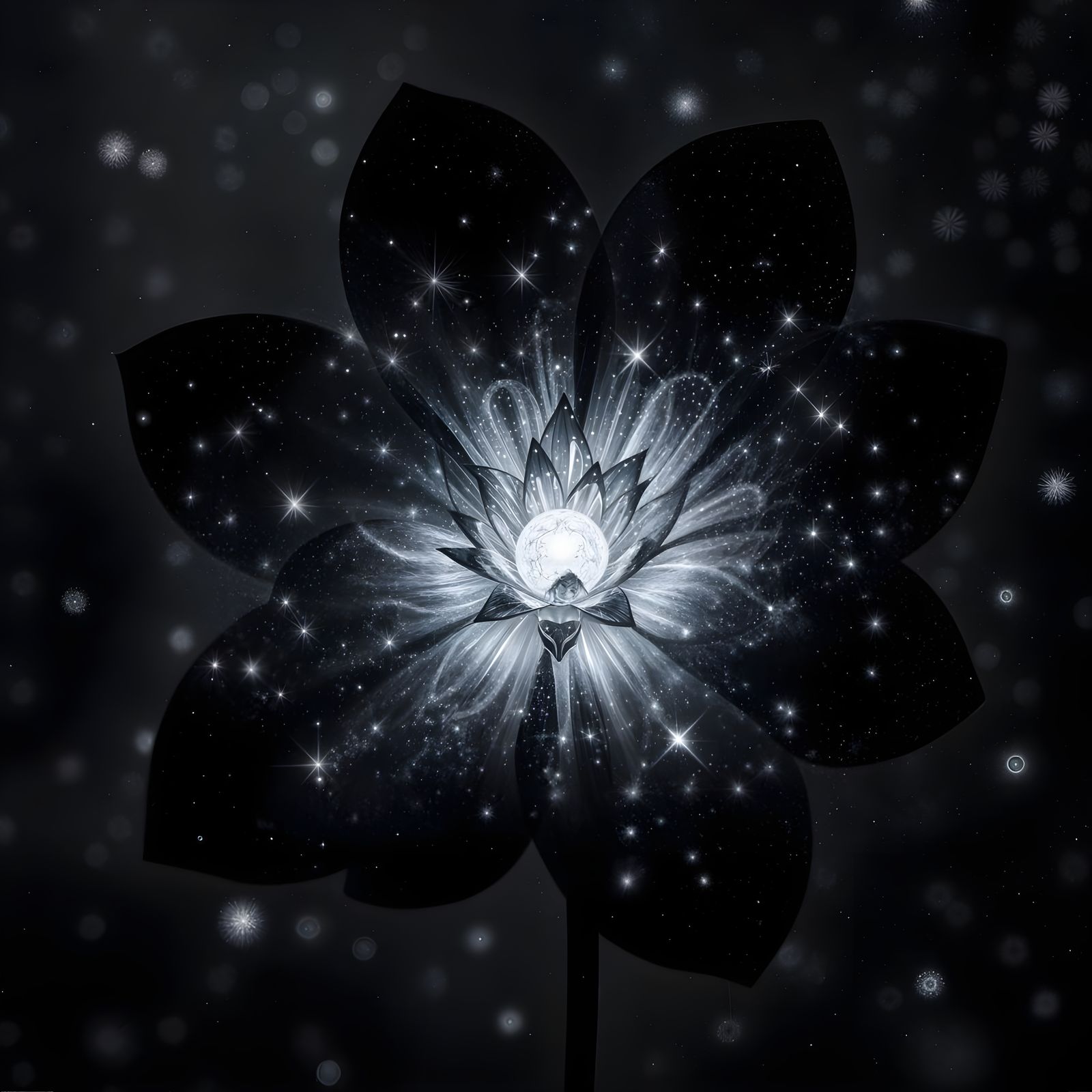 Universe in a Flower  by @GeoJewel