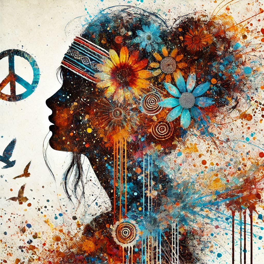 double exposure beautiful fantasy portrait landscape..