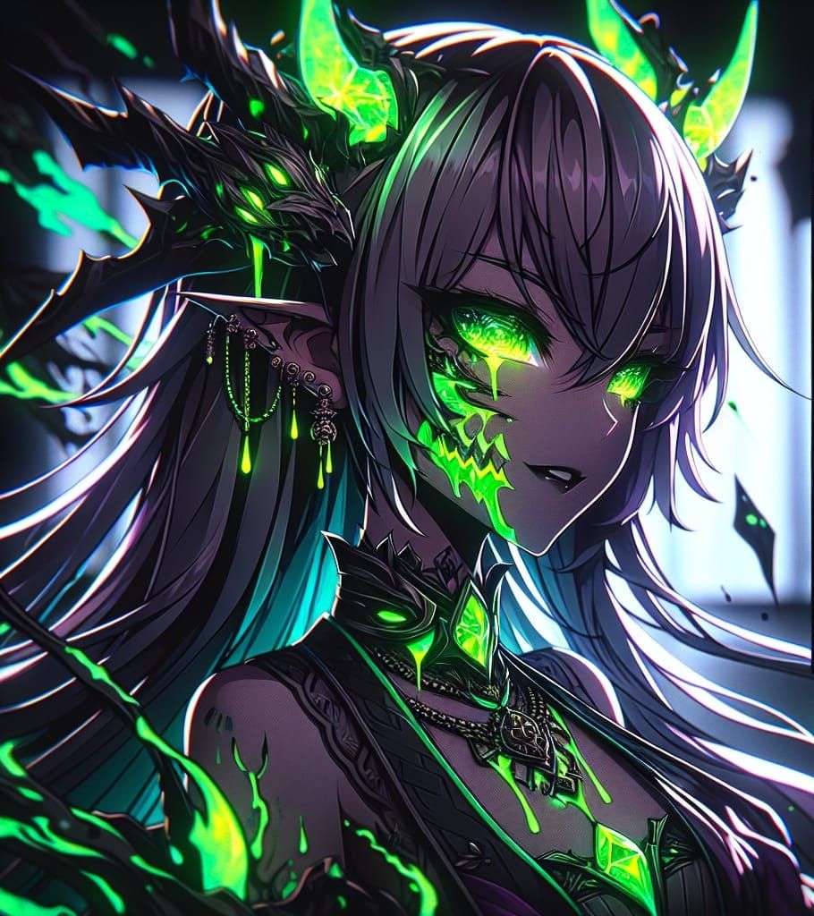 Toxic beauty  by @Nayumi