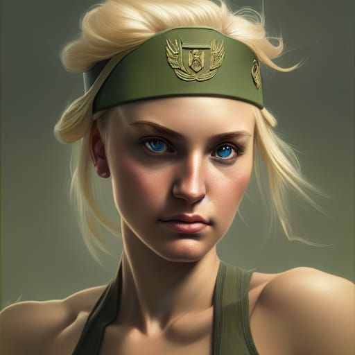 Sonya Blade from Mortal Kombat