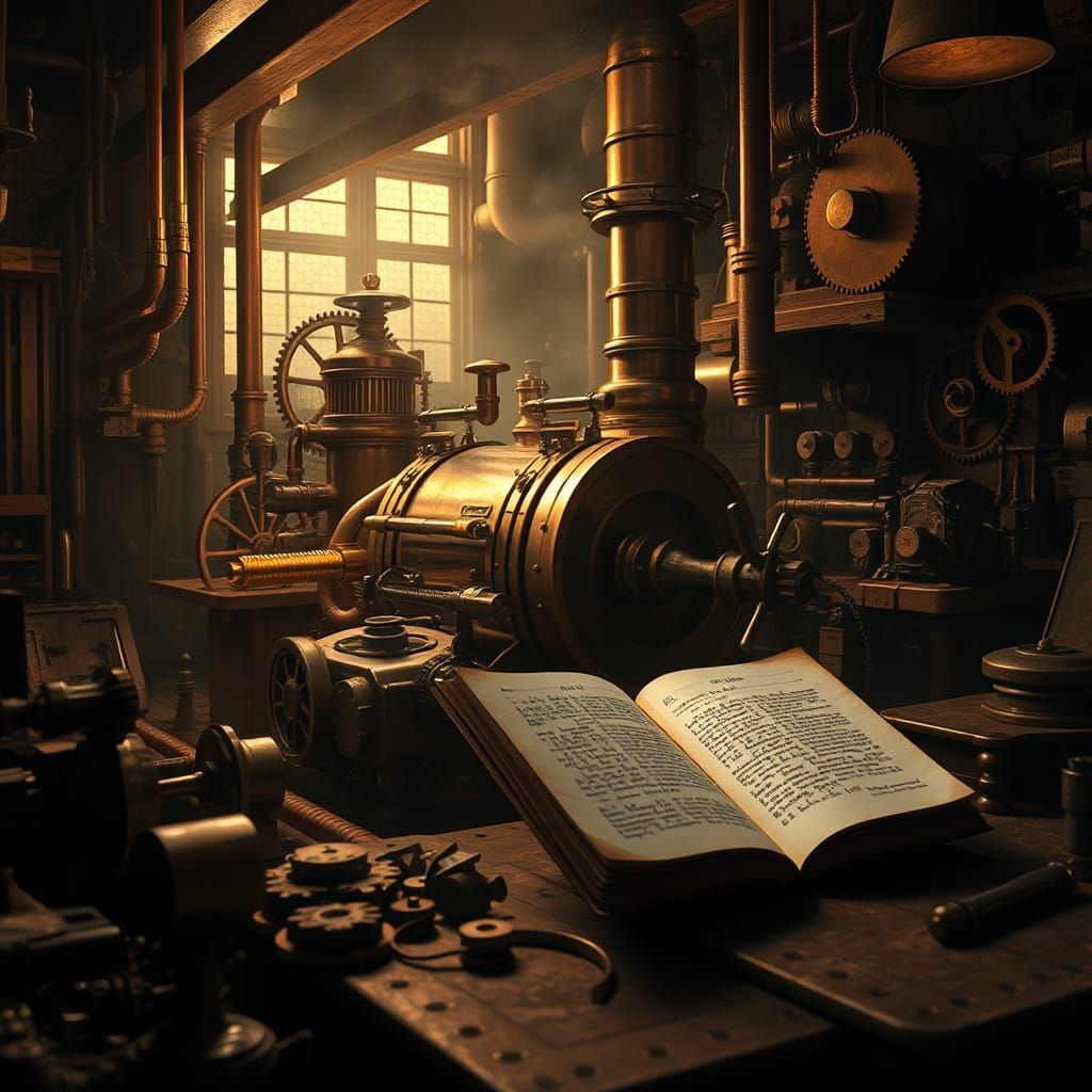 Steampunk Engine Decodes Ancient Wisdom